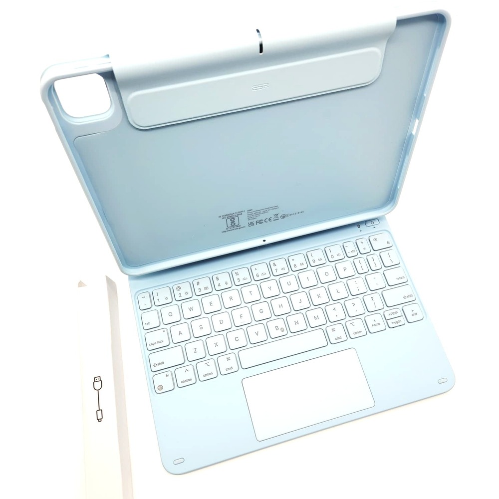ESR iPad Air 11 Inch Case with Keyboard Removable Protective Magnetic Blue - Picture 7 of 14